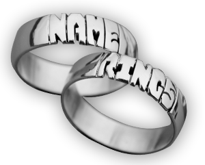 name rings we are pleased to offer our personalized name