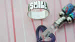 Smile Name Ring